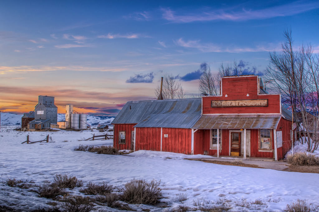 Mark Epstein Photo | Sunset on the Old Corral Store